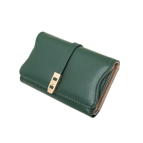 Leather Woman Folding Card wallet