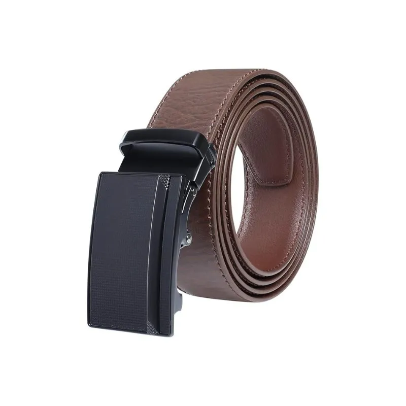 Automatic Buckle PU Leather Belt For Business Wear