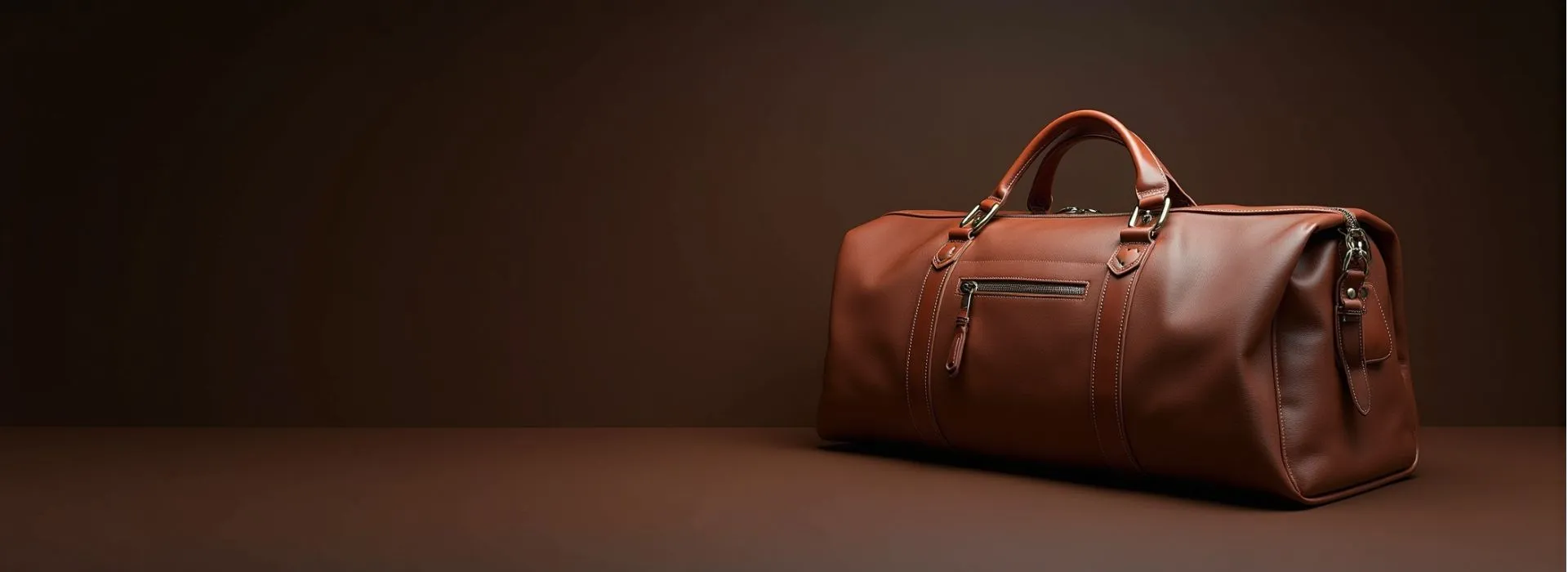 Leather Duffle Bag Banner