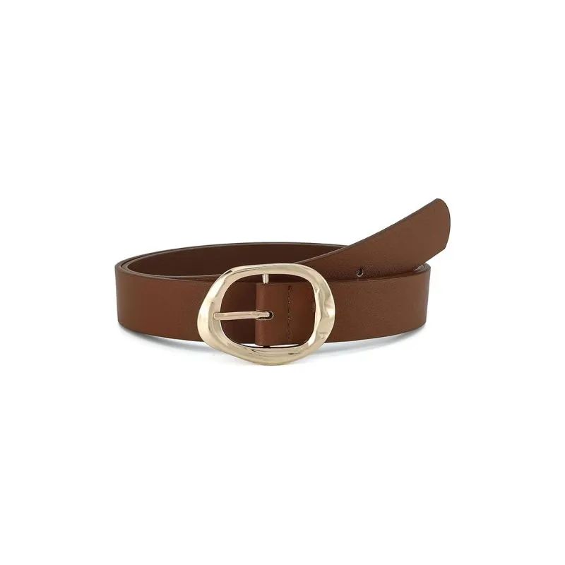 Slim Black PU Leather Belt For Everyday Style