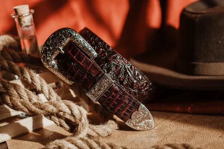 Crocodile Leather Belts