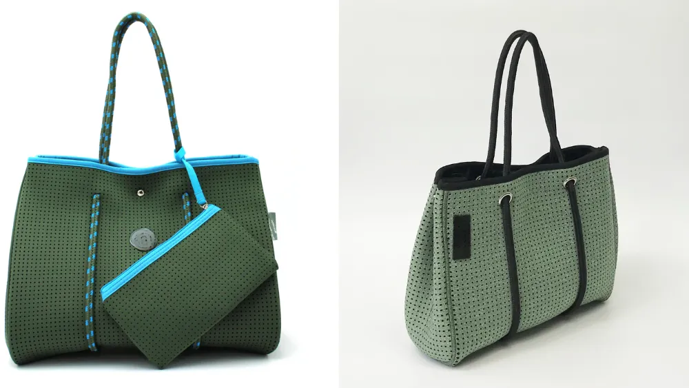 Neoprene handbags