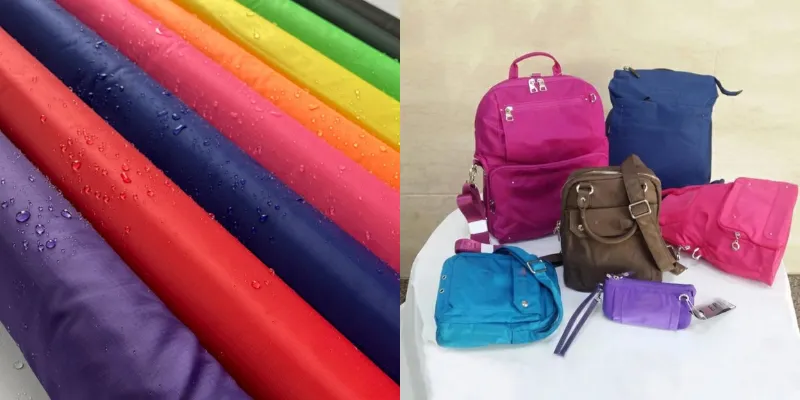 Nylon fabric for handbag manufacturing