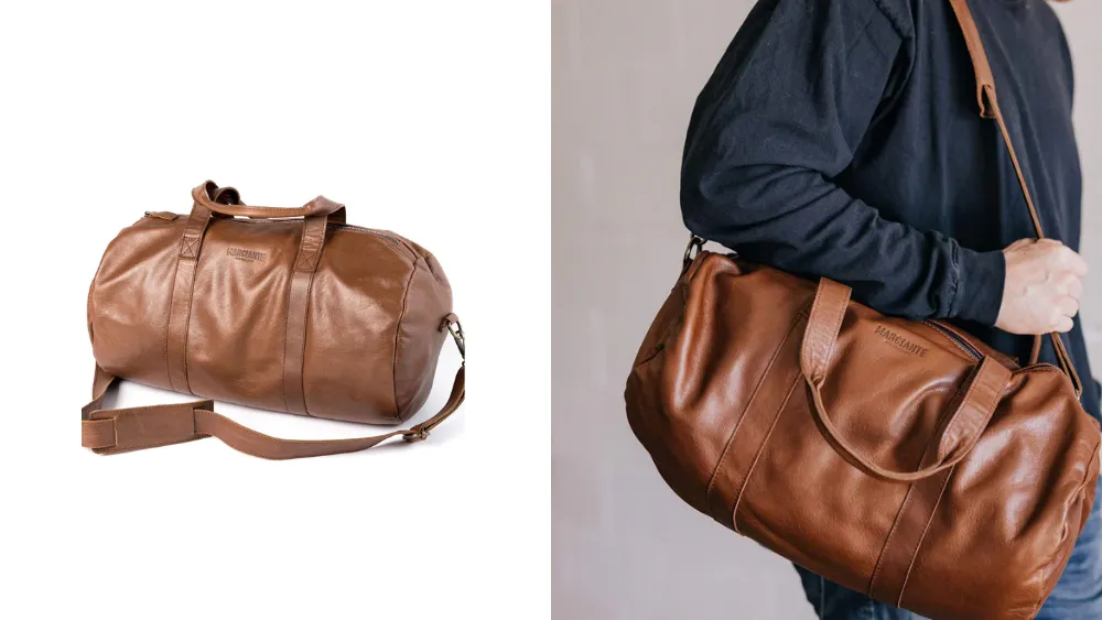 leather Gym Bag