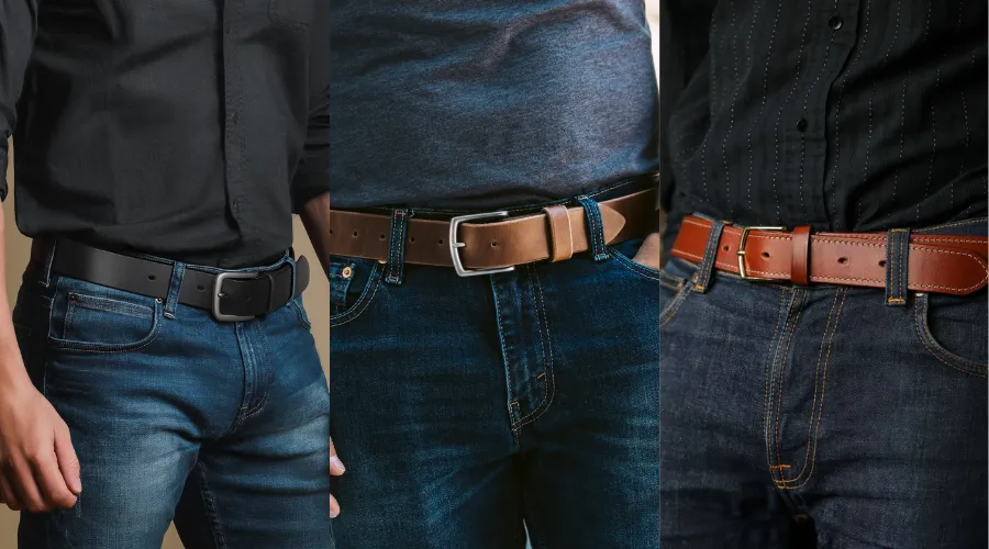 Men Leather Belt for Weekend Warrior Ensemble