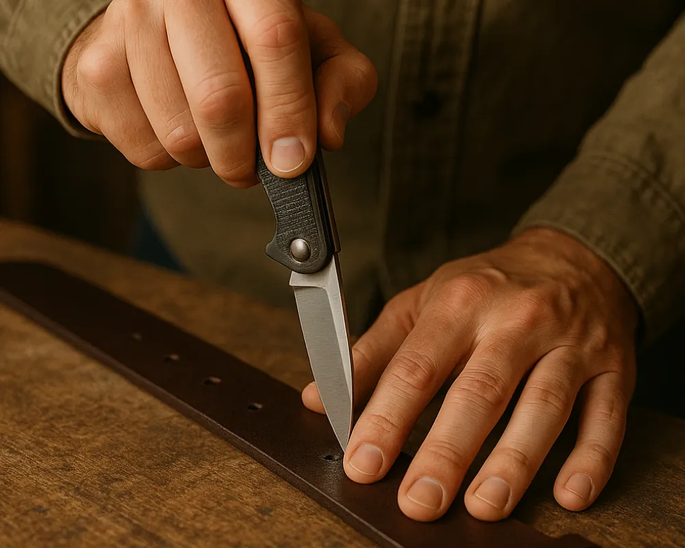 Method 4 Using a Pocket Knife or Sharp Blade