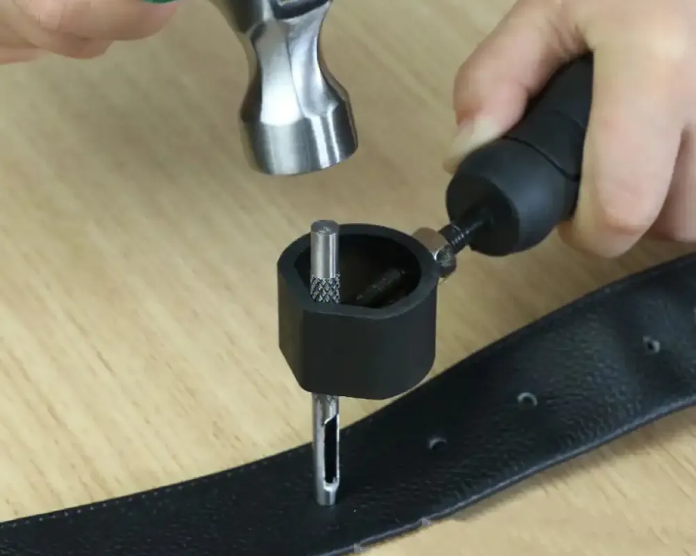 Using a Round Drive Punch