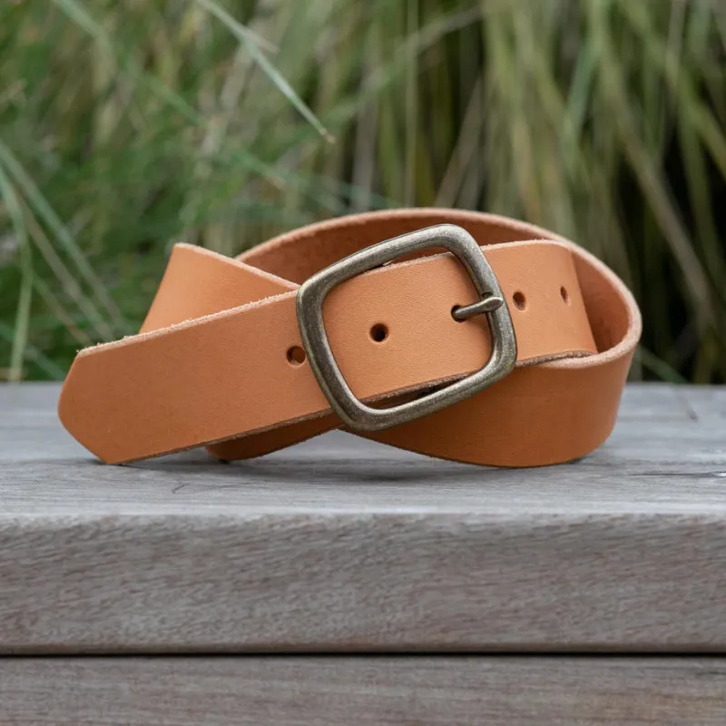 Vegetable-Tanned Leather belt