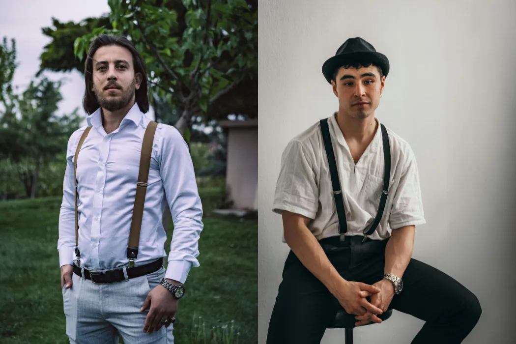 how do you style suspenders