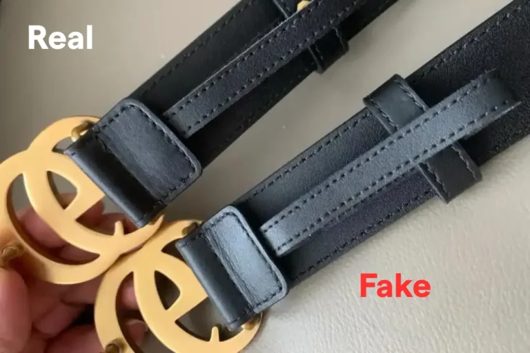 how to tell if a gucci belt is real