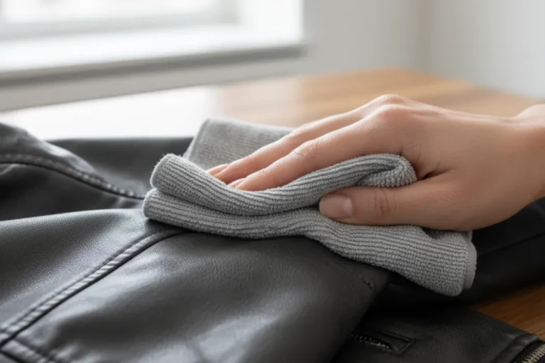 how to clean faux leather