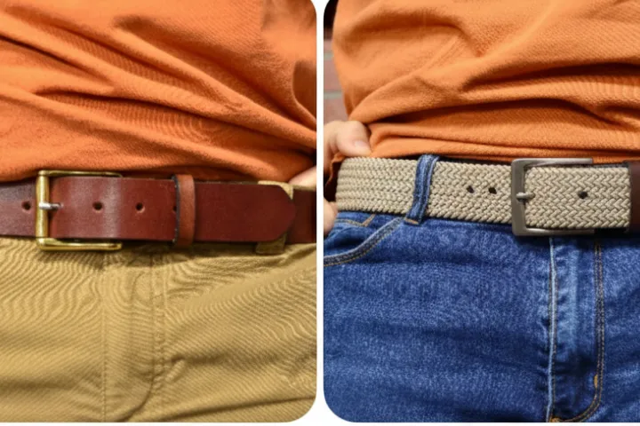 Key Differences Between Leather and Fabric Belts