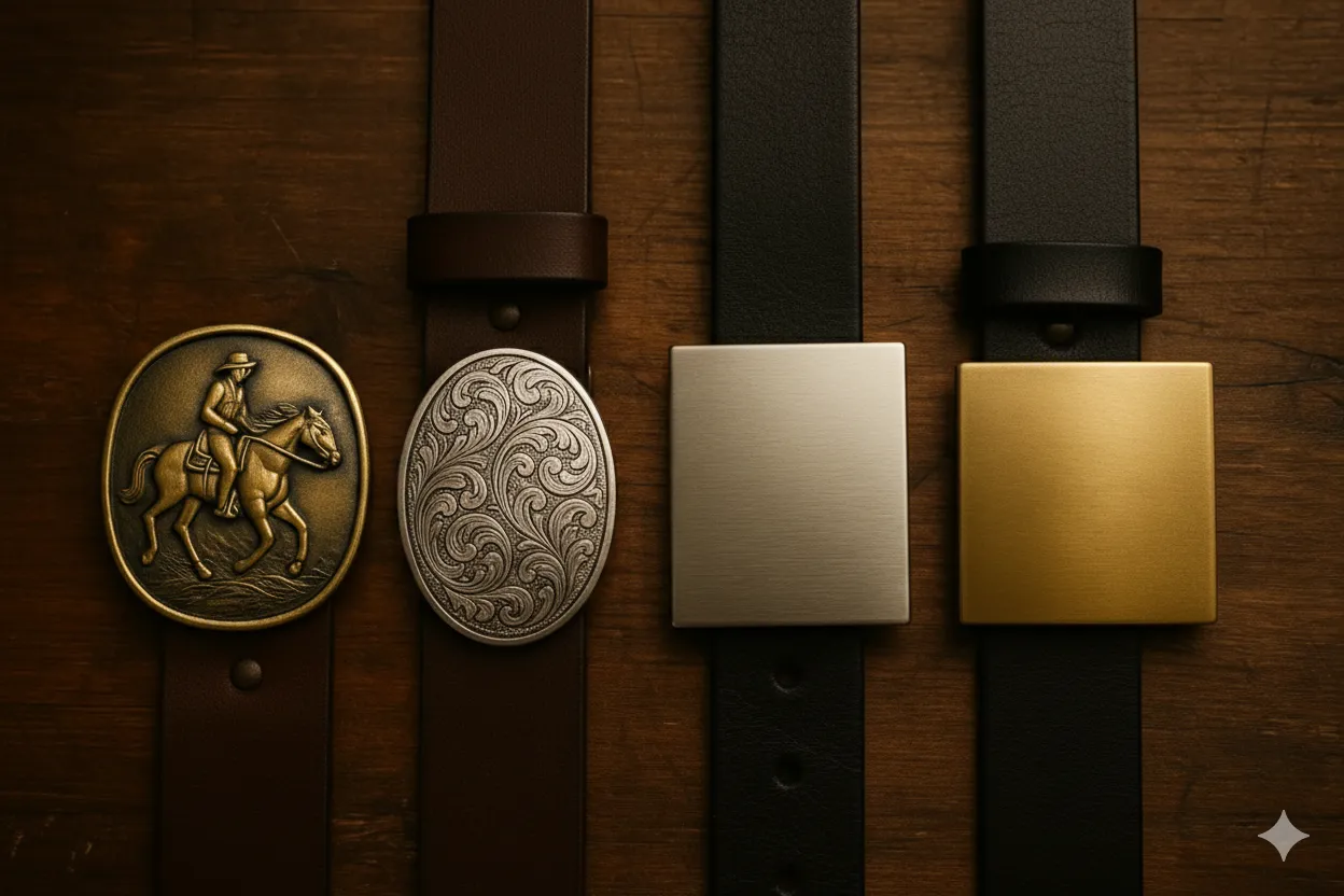 Key Differences Between Oval and Square Belt Buckles