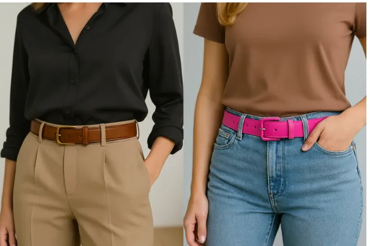 Leather vs. Synthetic Belts Side-by-Side Comparison