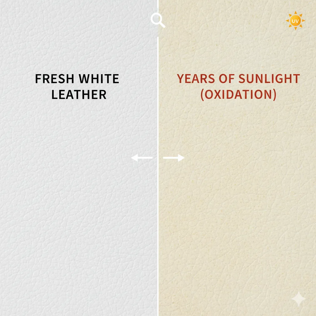 why is white leather so challenging to keep clean