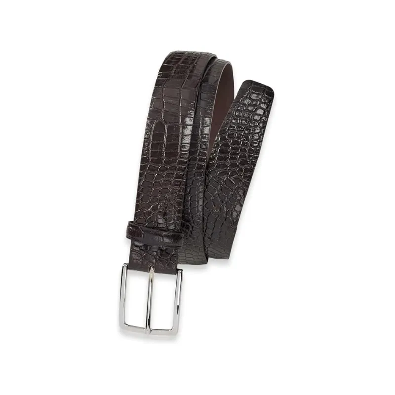 crocodile embossed leather for making belt