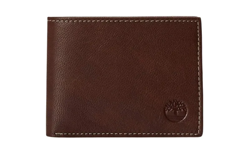debossed logo wallet