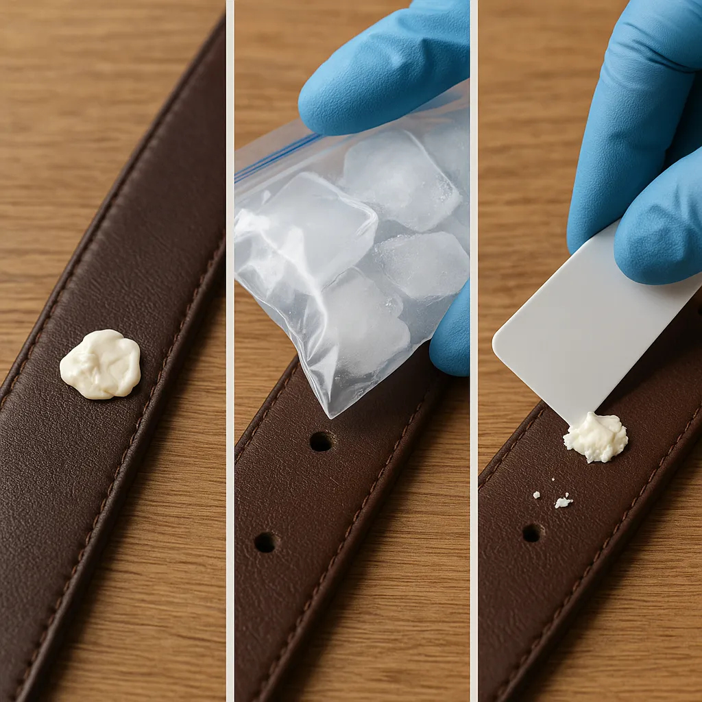 how do you remove chewing gum (the physical method)