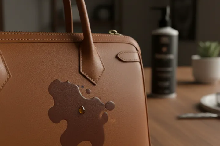 how to get oil & grease stains out of leather