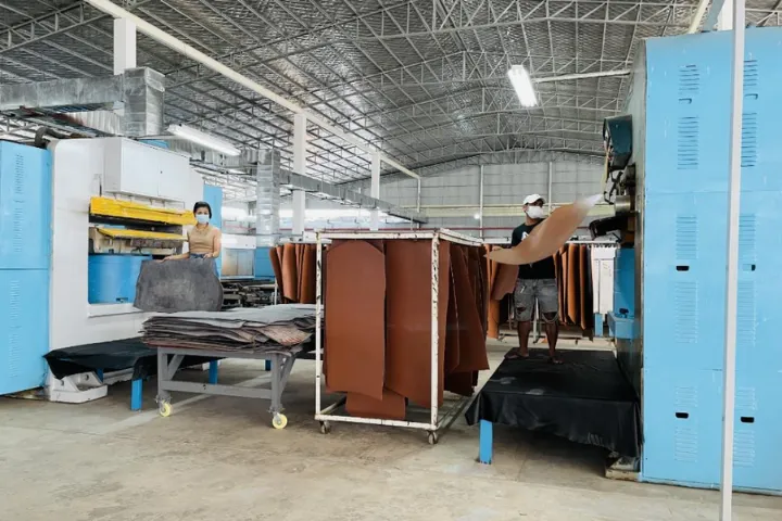 in house leather tannery