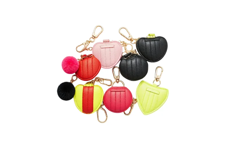 leather bag charms