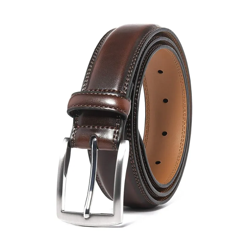 pu leather dress belts for men