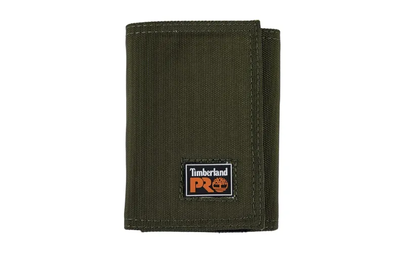 stamped rubber logo wallet