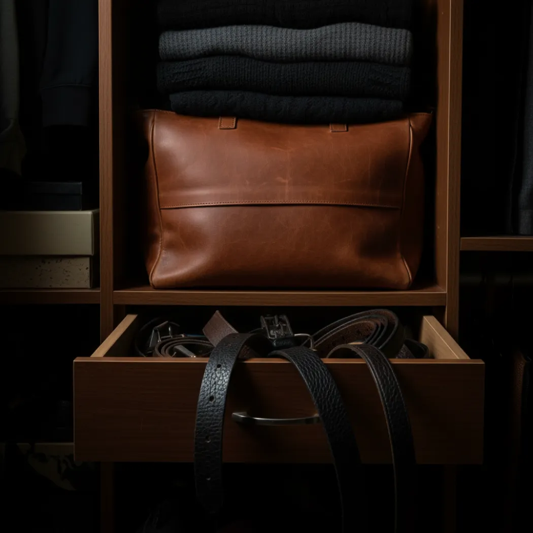 the impact of improper storage on your handbags and belts