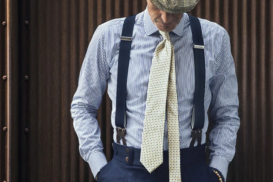 do you wear a belt with suspenders