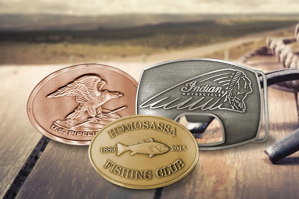 custom belt buckles