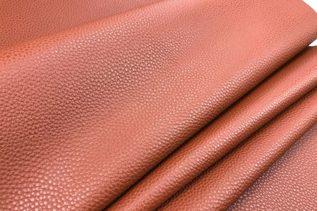 is pebbled leather real leather