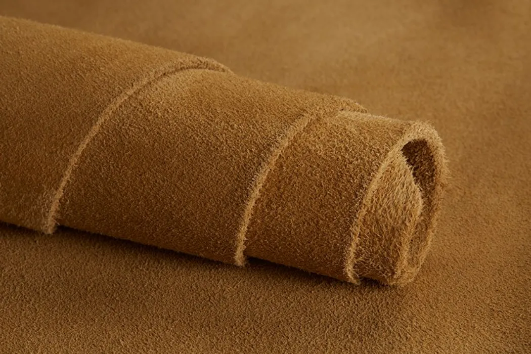 is suede actually real leather