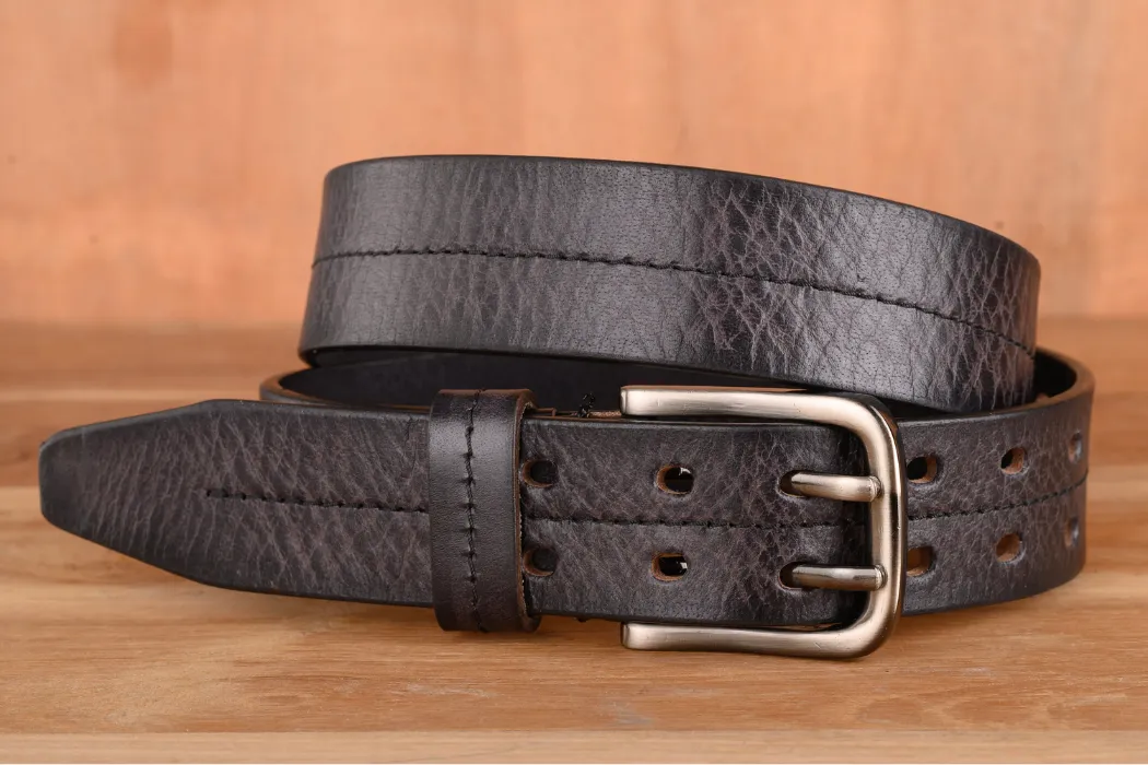 real vs fake leather belt