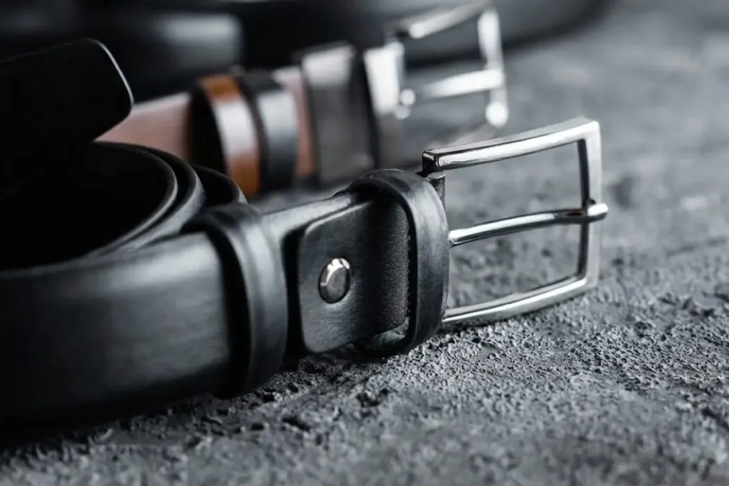 what are fake leather belts made of