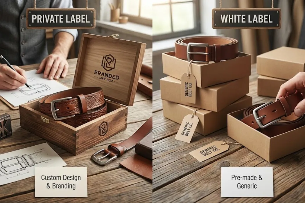 private label vs. white label belts