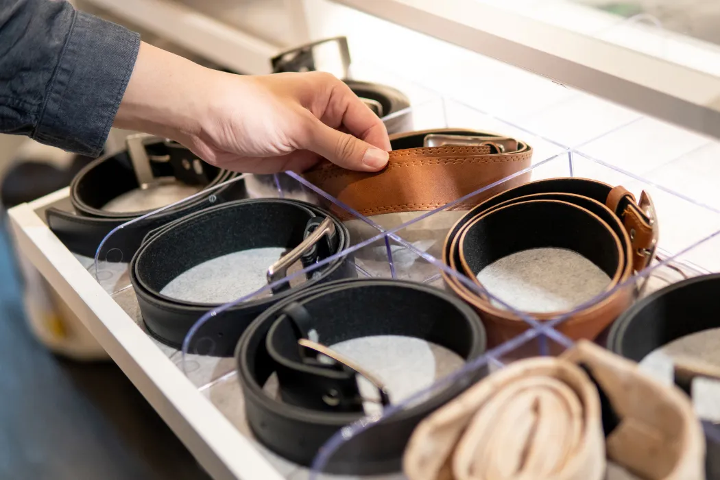 how is a premium leather belt engineered