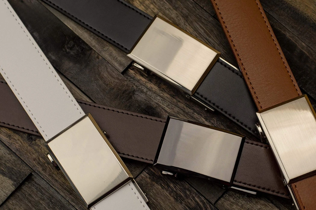 what materials make the best leather golf belts