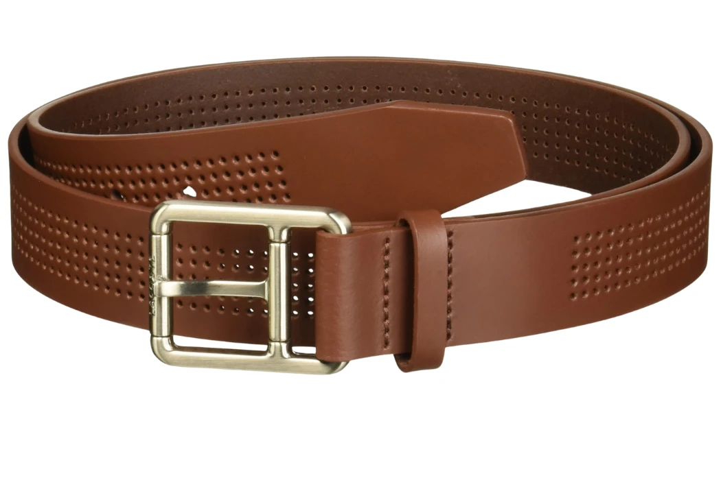 which brogue patterns are commonly used on belt design