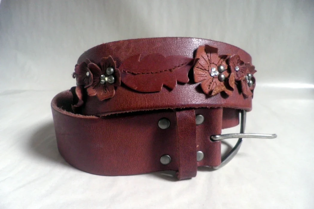 which logo branding methods work best on leather belts